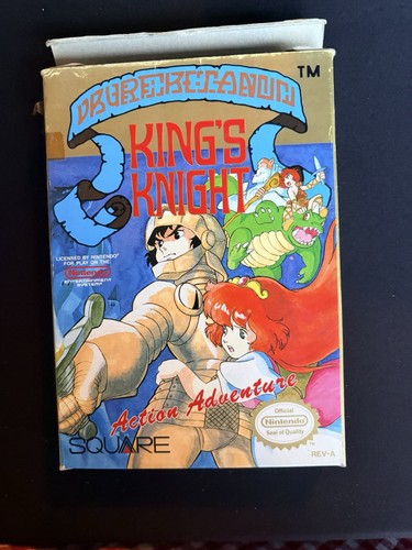 King's Knight (1986) NES box