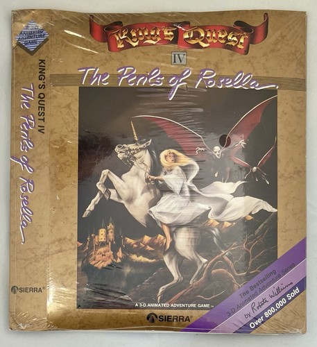 King's Quest IV: The Perils of Rosella (1988) Apple IIGS box