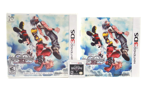 Kingdom Hearts 3D: Dream Drop Distance (2012) Nintendo 3DS box