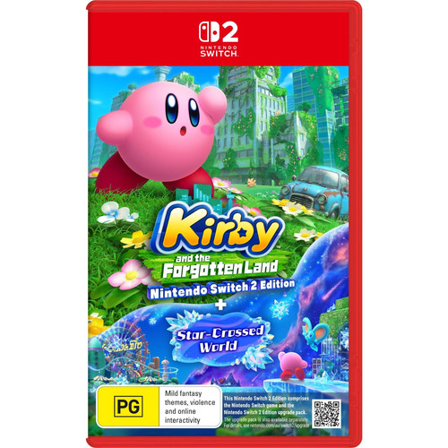 Kirby and the Forgotten Land (2022) Nintendo Switch box