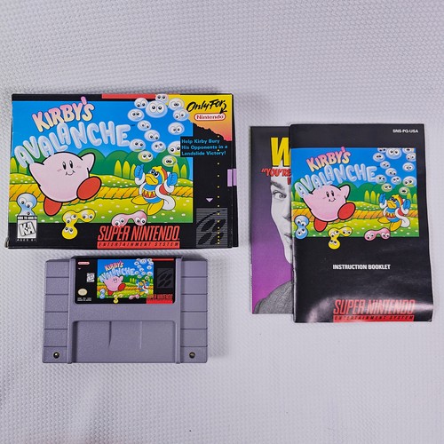 Kirby's Avalanche (1995) SNES box