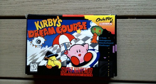Kirby's Dream Course (1994) SNES box