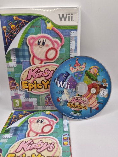 Kirby's Epic Yarn (2010) Wii box