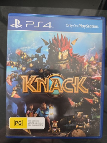 Knack (2013) PlayStation 4 box