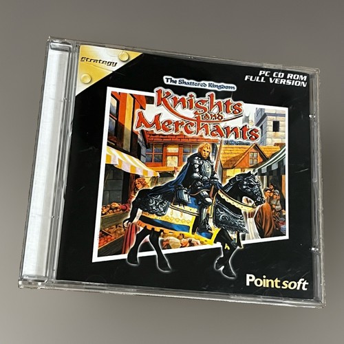 Knights and Merchants: The Shattered Kingdom (1998) Amiga box