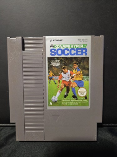 Konami Hyper Soccer (1992) NES box