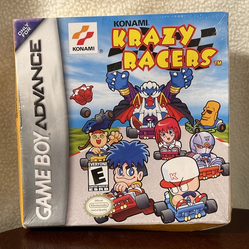 Konami Krazy Racers (2001) Game Boy Advance box