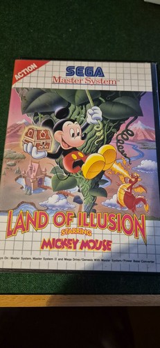 Land of Illusion Starring Mickey Mouse (1992) Master System box