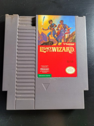 Legacy of the Wizard (1987) NES box