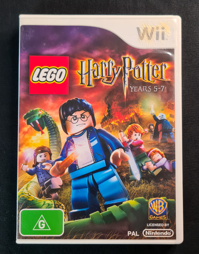 Lego Harry Potter: Years 5–7 (2011) Wii box