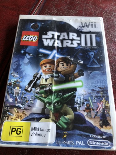 Lego Star Wars III: The Clone Wars (2011) Nintendo 3DS box
