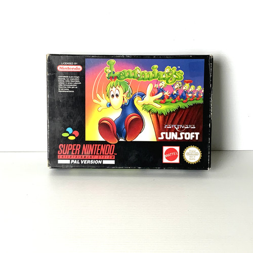 Lemmings (1991) DOS box