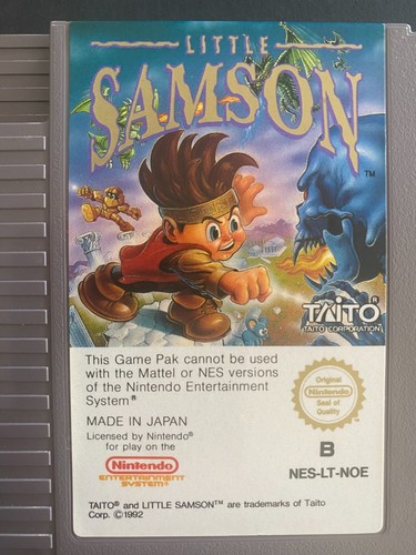 Little Samson (1992) NES box