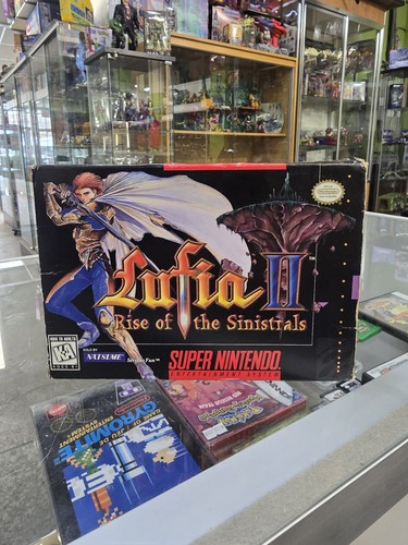Lufia II: Rise of the Sinistrals (1995) SNES box