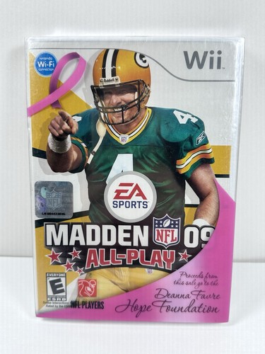 Madden NFL 09 (2008) Wii box