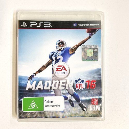 Madden NFL 16 (2015) PlayStation 3 box