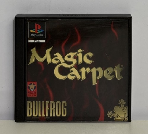 Magic Carpet (1994) PlayStation box