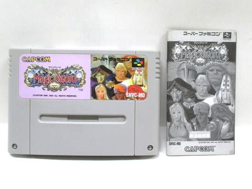 Magic Sword: Heroic Fantasy (1990) SNES box