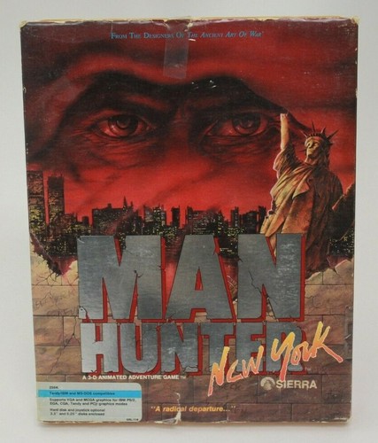 Manhunter: New York (1988) DOS box