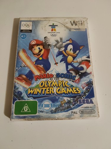 Mario & Sonic at the Olympic Winter Games (2009) Wii box