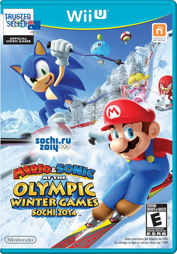 Mario & Sonic at the Sochi 2014 Olympic Winter Games (2013) Wii U box