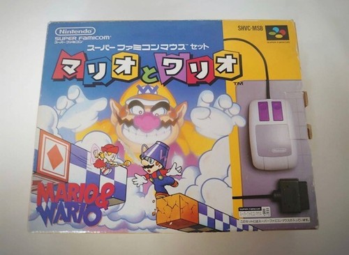 Mario & Wario (1993) SNES box