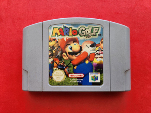 Mario Golf (1999) Nintendo 64 box