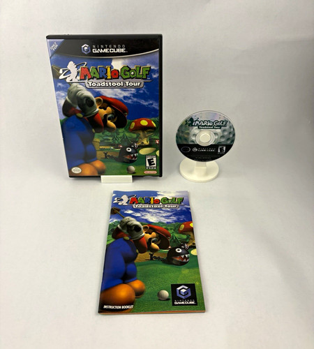 Mario Golf: Toadstool Tour (2003) GameCube box