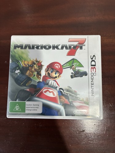 Mario Kart 7 (2011) Nintendo 3DS box