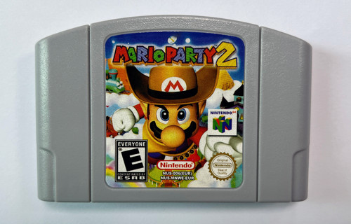 Mario Party 2 (1999) Nintendo 64 box