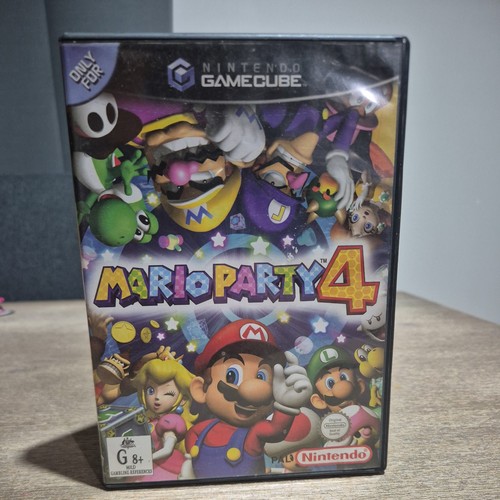 Mario Party 4 (2002) GameCube box