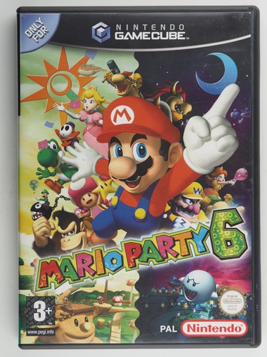 Mario Party 6 (2004) GameCube box