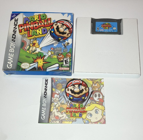 Mario Pinball Land (2004) Game Boy Advance box