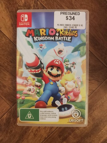 Mario + Rabbids Kingdom Battle (2017) Nintendo Switch box