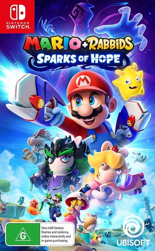 Mario + Rabbids Sparks of Hope (2022) Nintendo Switch box