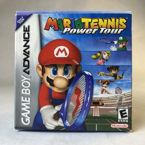 Mario Tennis: Power Tour (2005) Game Boy Advance box
