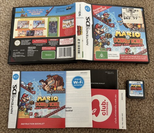 Mario vs. Donkey Kong: Mini-Land Mayhem! (2010) Nintendo DS box