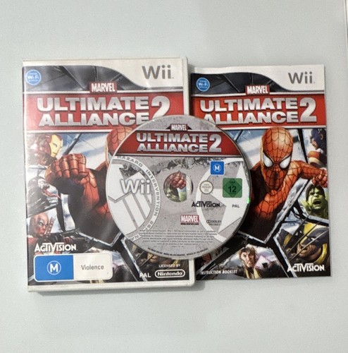 Marvel: Ultimate Alliance 2 (2009) Wii box