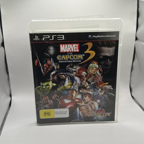 Marvel vs. Capcom 3: Fate of Two Worlds (2011) PlayStation 3 box