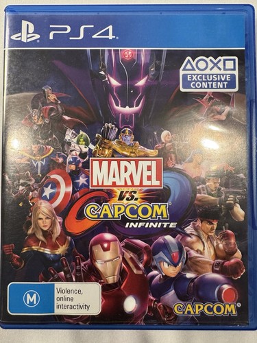 Marvel vs. Capcom: Infinite (2017) PlayStation 4 box