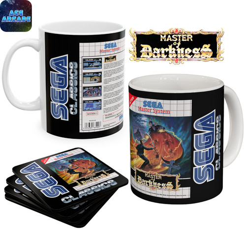 Master of Darkness (1992) Master System box