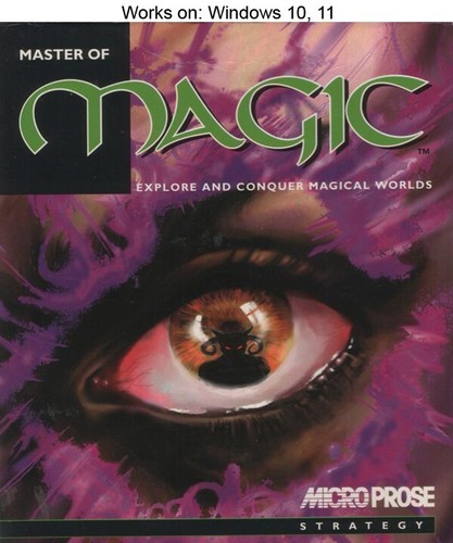 Master of Magic (1995) DOS box