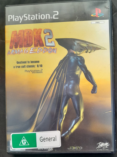 MDK2 (2000) PlayStation 2 box