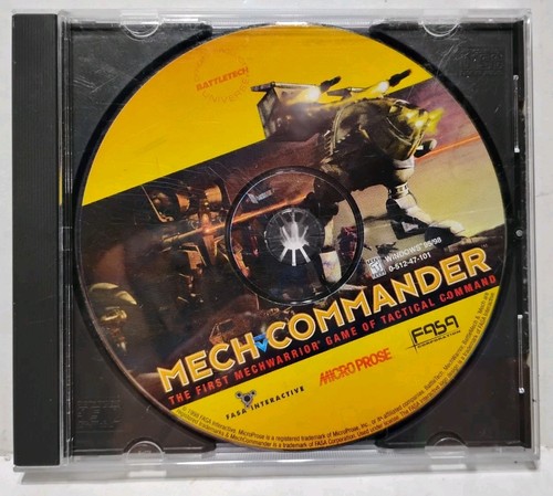 MechCommander (1998) Windows box