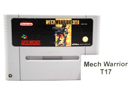 MechWarrior (1993) SNES box
