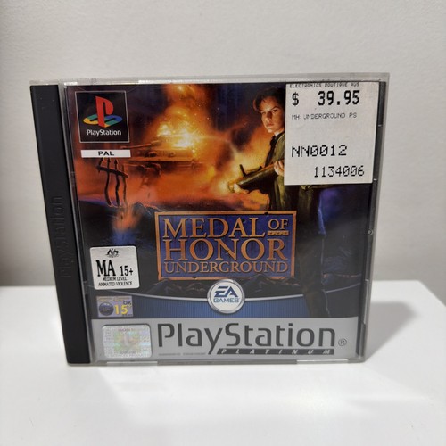 Medal of Honor: Underground (2000) PlayStation box