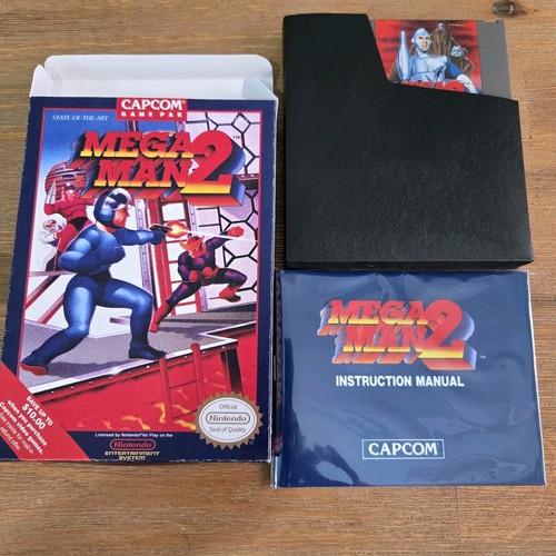 Mega Man 2 (1988) NES box