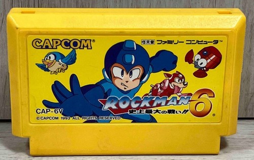 Mega Man 6 (1993) NES box