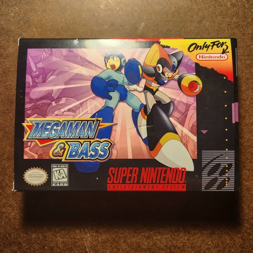Mega Man & Bass (1998) SNES box