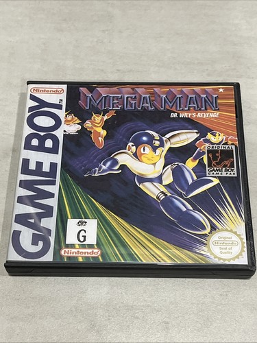 Mega Man: Dr. Wily's Revenge (1991) Game Boy box